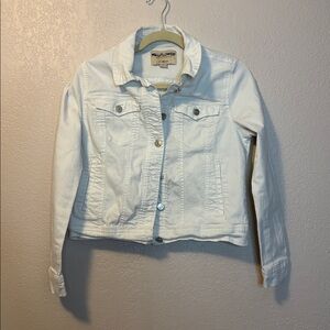 Women's Wallflower White Denim Jacket size L